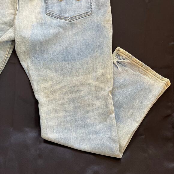 American Eagle Flex Jeans Men’s 36x30 Blue Denim Stretch Straight Fit - Picture 4 of 10